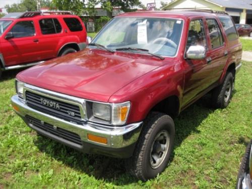 Photo Image Gallery & Touchup Paint: Toyota 4runner in Medium Red Pearl  (3H4)  YEARS: 1990-1991