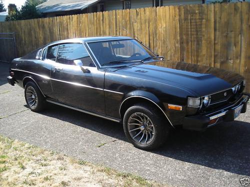 Photo Image Gallery & Touchup Paint: Toyota Celica in Black    (202)  YEARS: 1977-1977