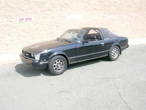 Photo Image Gallery & Touchup Paint: Toyota Celica in Black    (202)  YEARS: 1981-1981