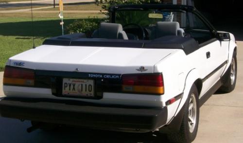 Photo Image Gallery & Touchup Paint: Toyota Celica in White    (041)  YEARS: 1985-1985