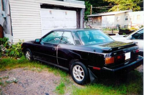 Photo Image Gallery & Touchup Paint: Toyota Celica in Black    (202)  YEARS: 1987-1989
