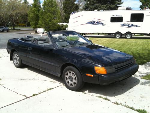 Photo Image Gallery & Touchup Paint: Toyota Celica in Black    (202)  YEARS: 1987-1989