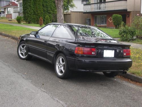 Photo Image Gallery & Touchup Paint: Toyota Celica in Black    (202)  YEARS: 1987-1989