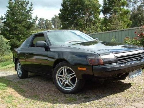 Photo Image Gallery & Touchup Paint: Toyota Celica in Black Metallic   (204)  YEARS: 1986-1986