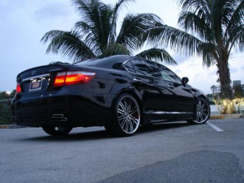 Photo Image Gallery & Touchup Paint: Lexus LS in Black Opal Mica  (214)  YEARS: 2008-2012