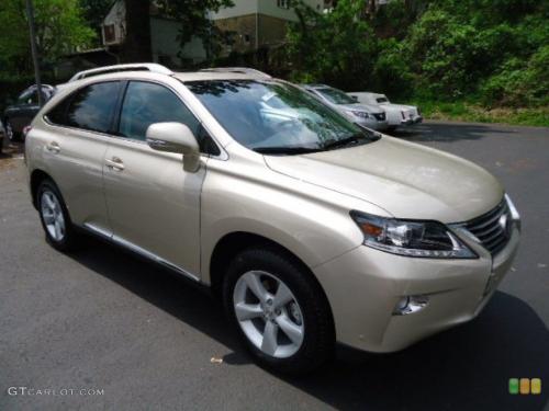 Photo Image Gallery & Touchup Paint: Lexus RX in Satin Cashmere Metallic  (4U7)  YEARS: 2011-2013