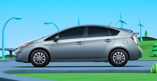 Photo Image Gallery & Touchup Paint: Toyota Prius in Clearwater Blue Metallic  (8W1)  YEARS: 2012-2013