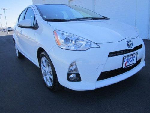 Photo Image Gallery & Touchup Paint: Toyota Priusc in Super White   (040)  YEARS: 2012-2013