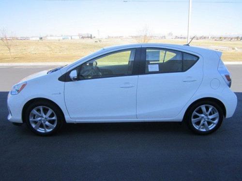 Photo Image Gallery & Touchup Paint: Toyota Priusc in Super White   (040)  YEARS: 2012-2013