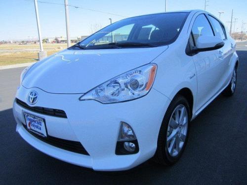 Photo Image Gallery & Touchup Paint: Toyota Priusc in Super White   (040)  YEARS: 2012-2013