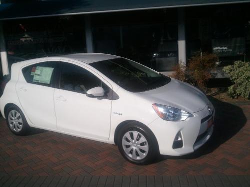 Photo Image Gallery & Touchup Paint: Toyota Priusc in Super White   (040)  YEARS: 2012-2013