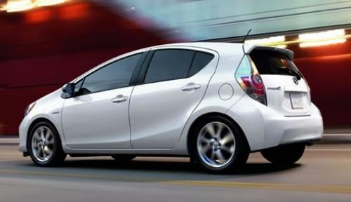 Photo Image Gallery & Touchup Paint: Toyota Priusc in Moonglow    (082)  YEARS: 2012-2013