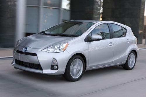 Photo Image Gallery & Touchup Paint: Toyota Priusc in Classic Silver Metallic  (1F7)  YEARS: 2012-2013