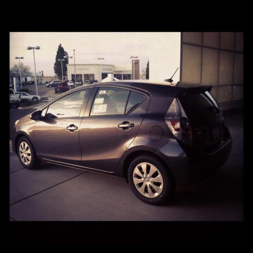 Photo Image Gallery & Touchup Paint: Toyota Priusc in Magnetic Gray Metallic  (1G3)  YEARS: 2012-2013