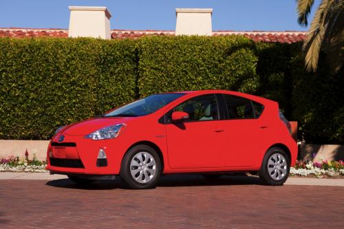 Photo Image Gallery & Touchup Paint: Toyota Priusc in Absolutely Red   (3P0)  YEARS: 2012-2013