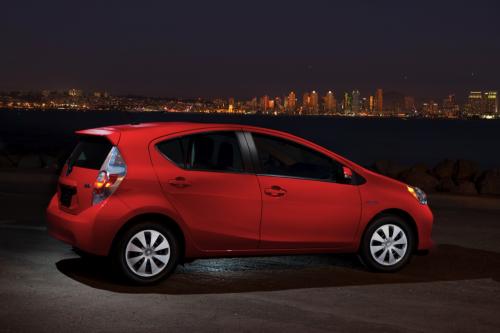 Photo Image Gallery & Touchup Paint: Toyota Priusc in Absolutely Red   (3P0)  YEARS: 2012-2013