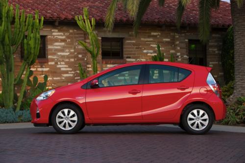 Photo Image Gallery & Touchup Paint: Toyota Priusc in Absolutely Red   (3P0)  YEARS: 2012-2013