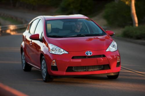 Photo Image Gallery & Touchup Paint: Toyota Priusc in Absolutely Red   (3P0)  YEARS: 2012-2013