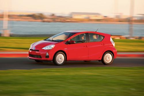 Photo Image Gallery & Touchup Paint: Toyota Priusc in Absolutely Red   (3P0)  YEARS: 2012-2013