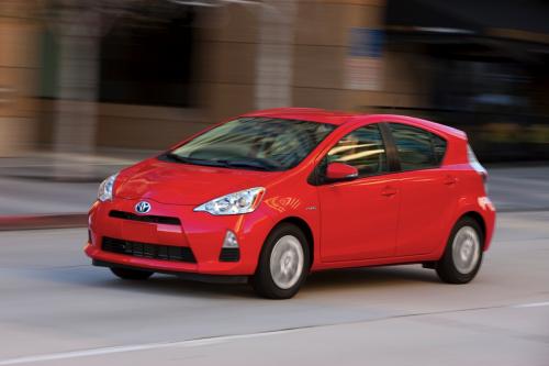 Photo Image Gallery & Touchup Paint: Toyota Priusc in Absolutely Red   (3P0)  YEARS: 2012-2013
