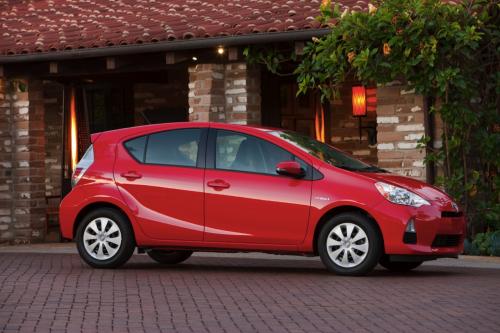 Photo Image Gallery & Touchup Paint: Toyota Priusc in Absolutely Red   (3P0)  YEARS: 2012-2013