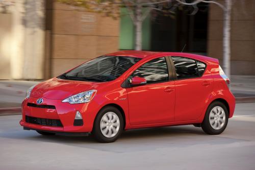 Photo Image Gallery & Touchup Paint: Toyota Priusc in Absolutely Red   (3P0)  YEARS: 2012-2013