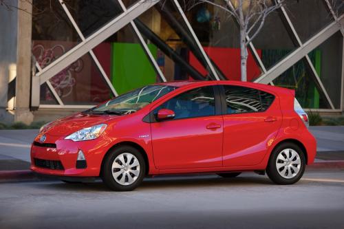 Photo Image Gallery & Touchup Paint: Toyota Priusc in Absolutely Red   (3P0)  YEARS: 2012-2013