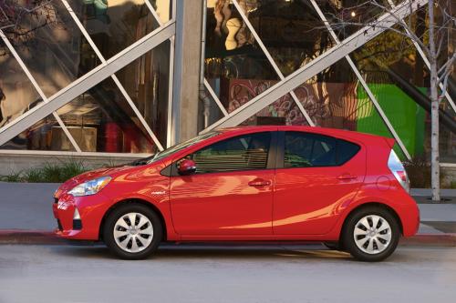 Photo Image Gallery & Touchup Paint: Toyota Priusc in Absolutely Red   (3P0)  YEARS: 2012-2013