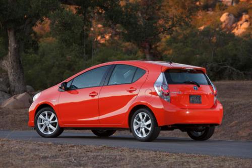 Photo Image Gallery & Touchup Paint: Toyota Priusc in Habanero    (4V7)  YEARS: 2012-2013