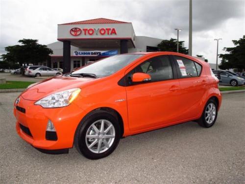 Photo Image Gallery & Touchup Paint: Toyota Priusc in Habanero    (4V7)  YEARS: 2012-2013