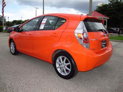 Photo Image Gallery & Touchup Paint: Toyota Priusc in Habanero    (4V7)  YEARS: 2012-2013