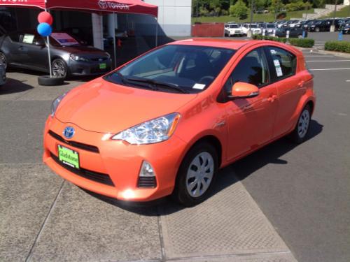 Photo Image Gallery & Touchup Paint: Toyota Priusc in Habanero    (4V7)  YEARS: 2012-2013