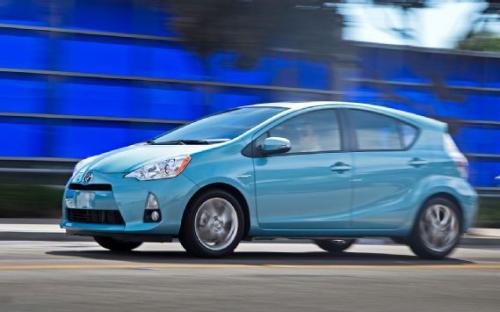 Photo Image Gallery & Touchup Paint: Toyota Priusc in Summer Rain Metallic  (774)  YEARS: 2012-2013