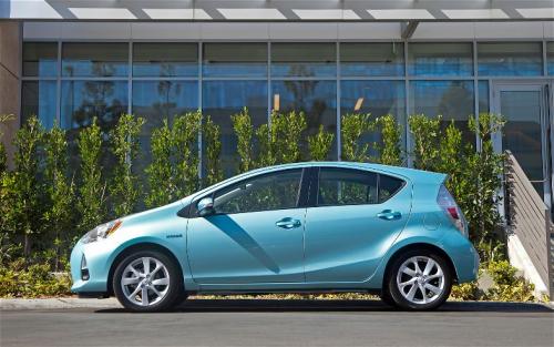 Photo Image Gallery & Touchup Paint: Toyota Priusc in Summer Rain Metallic  (774)  YEARS: 2012-2013
