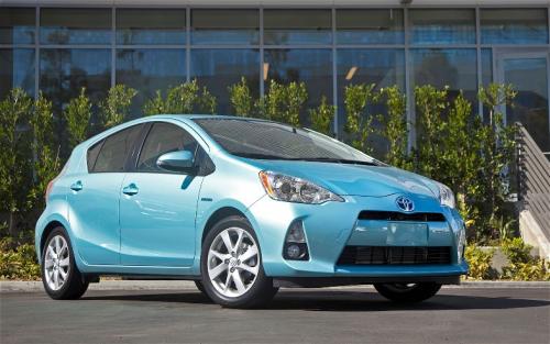 Photo Image Gallery & Touchup Paint: Toyota Priusc in Summer Rain Metallic  (774)  YEARS: 2012-2013