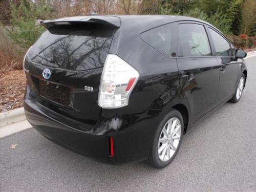 Photo Image Gallery & Touchup Paint: Toyota Priusv in Black    (202)  YEARS: 2012-2013