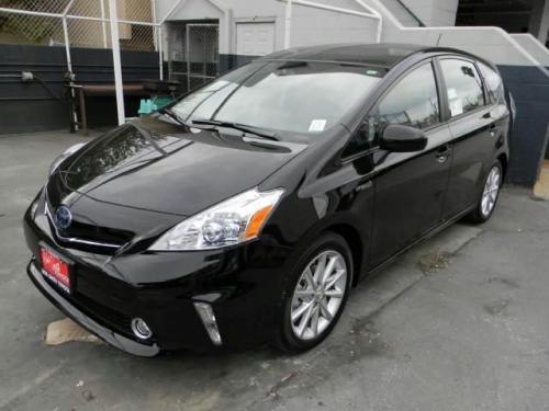 Photo Image Gallery & Touchup Paint: Toyota Priusv in Black    (202)  YEARS: 2012-2013