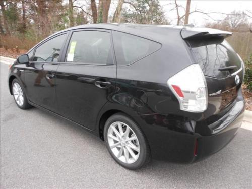 Photo Image Gallery & Touchup Paint: Toyota Priusv in Black    (202)  YEARS: 2012-2013