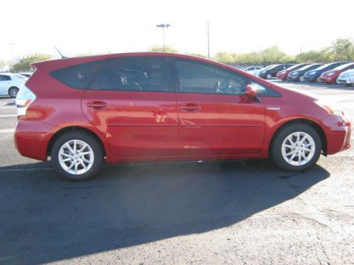 Photo Image Gallery & Touchup Paint: Toyota Priusv in Barcelona Red Metallic  (3R3)  YEARS: 2012-2013