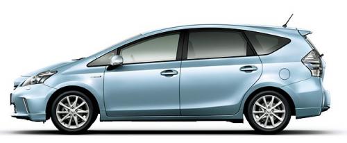 Photo Image Gallery & Touchup Paint: Toyota Priusv in Clear Sky Metallic  (787)  YEARS: 2012-2013
