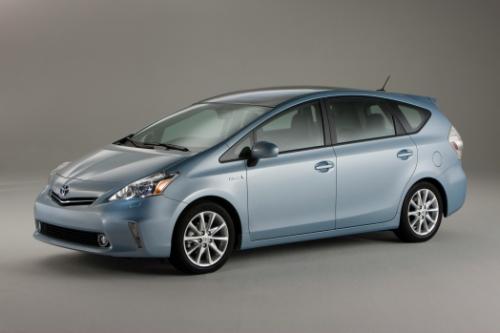 Photo Image Gallery & Touchup Paint: Toyota Priusv in Clear Sky Metallic  (787)  YEARS: 2012-2013