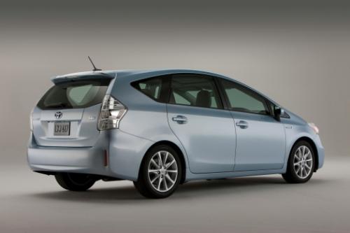 Photo Image Gallery & Touchup Paint: Toyota Priusv in Clear Sky Metallic  (787)  YEARS: 2012-2013