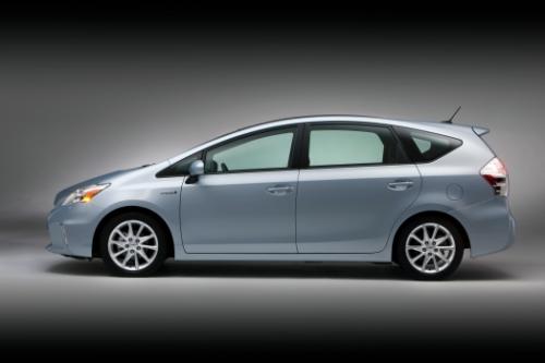 Photo Image Gallery & Touchup Paint: Toyota Priusv in Clear Sky Metallic  (787)  YEARS: 2012-2013