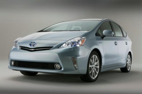 Photo Image Gallery & Touchup Paint: Toyota Priusv in Clear Sky Metallic  (787)  YEARS: 2012-2013