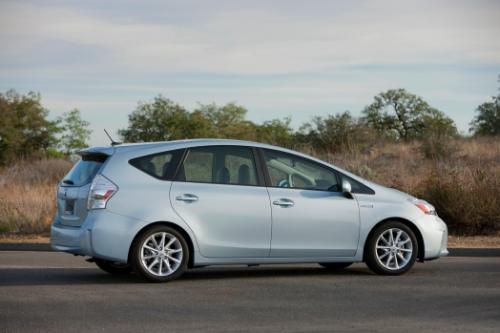 Photo Image Gallery & Touchup Paint: Toyota Priusv in Clear Sky Metallic  (787)  YEARS: 2012-2013