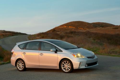 Photo Image Gallery & Touchup Paint: Toyota Priusv in Clear Sky Metallic  (787)  YEARS: 2012-2013