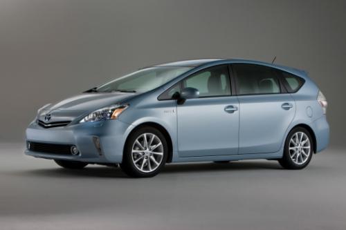 Photo Image Gallery & Touchup Paint: Toyota Priusv in Clear Sky Metallic  (787)  YEARS: 2012-2013