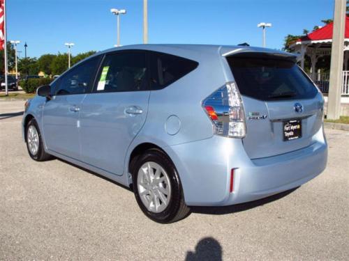 Photo Image Gallery & Touchup Paint: Toyota Priusv in Clear Sky Metallic  (787)  YEARS: 2012-2013