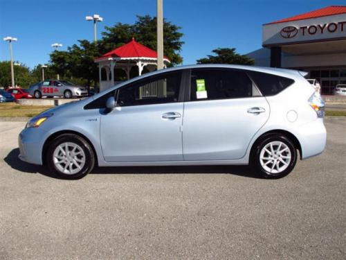 Photo Image Gallery & Touchup Paint: Toyota Priusv in Clear Sky Metallic  (787)  YEARS: 2012-2013