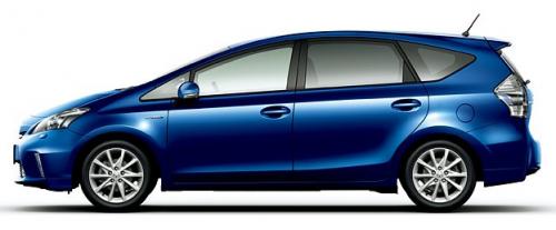 Photo Image Gallery & Touchup Paint: Toyota Priusv in Blue Ribbon Metallic  (8T5)  YEARS: 2012-2013